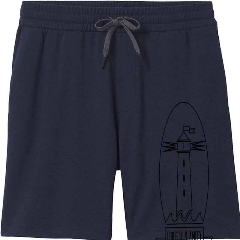 

Летние мужские шорты, удлиненные длинные штаны для мужчин, с изображением маяков, дальних границ, океана, свободы, Сейлор, белые