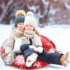Snow Sledge Inflatable Ski Ring PVC Sledding Tube Thicken Snow Tubing Winter Snow Tube with Handle Skiing Accessories 2