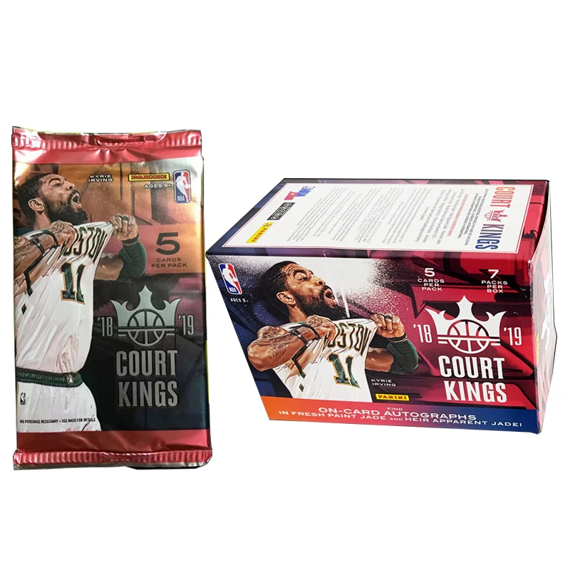 Panini 2018-19 Court Kings Basketball Star Blind Box Collection Card Christmas Birthday Gift Game Toys Single Pack Whole Box