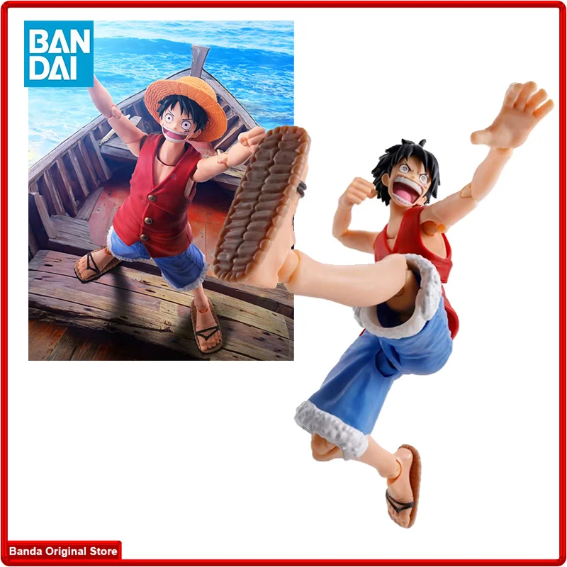 

100% In Stock Original Bandai S.H.Figuarts SHF One Piece Monkey D. Luffy Romance Dawn Anime Action Collection Figures Model Toys