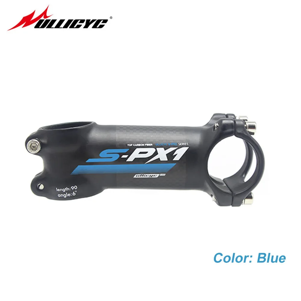 

Ullicyc 6/17 градусов синий Алюминиевый углеродный стержень Leagth 60/70/80/90/100/110 мм/120 мм 3K дорожный велосипед кран запчасти для велосипеда матовый/глянцевый