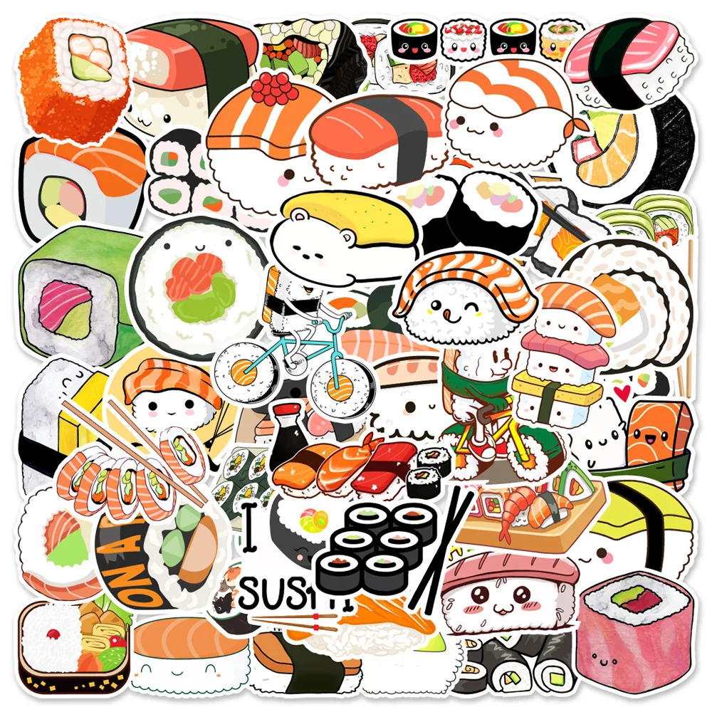 Cute Cartoon Food Stickers for Notebooks, Lifelike Stationery, Kawaii  Sticker, Scrapbooking Material, Craft Supplies, 90Pcs