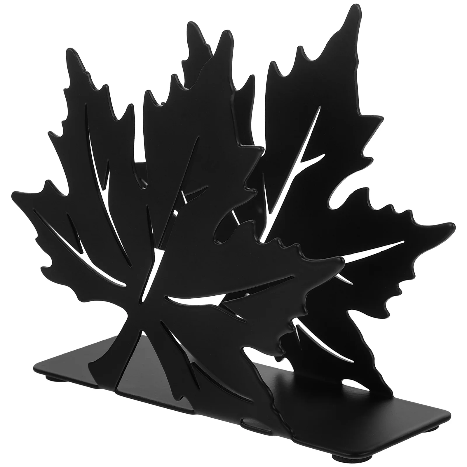 

Napkin Holder Decorative Tissue Holder Metal Serviette Holder Maple Leaf Napkin Dispenser for Restaurant