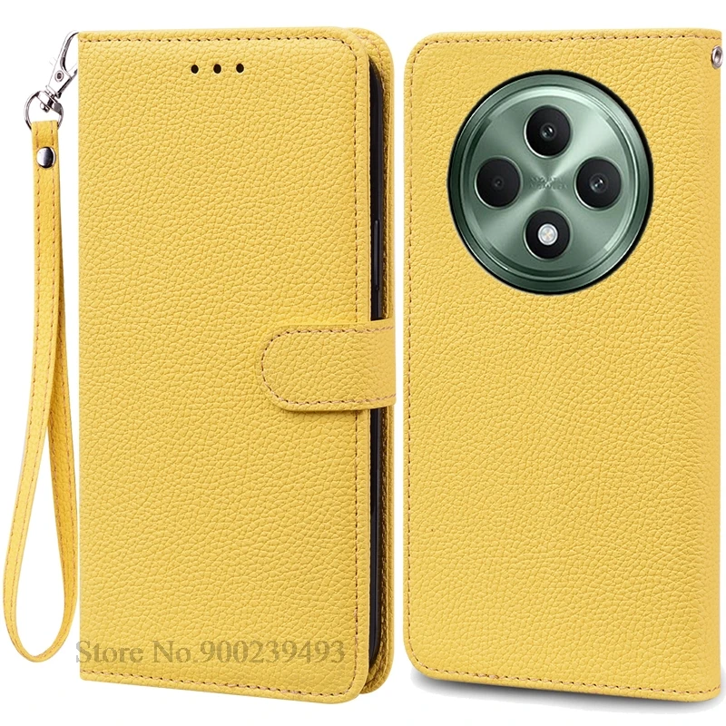 Leather Wallet Flip Cover for Oppo Reno 12 – Premium Phone Case