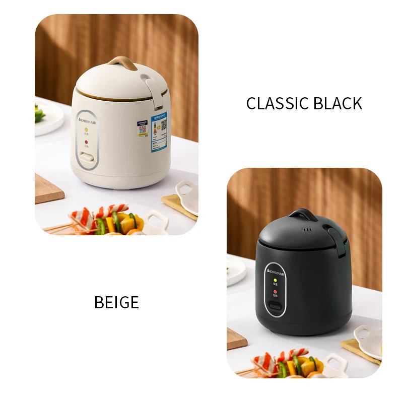 Zhigao Electric Rice Cooker Mini Dormitory Household Low Power 1-2 Person Cooking Electric Rice Cooker Gift Wholesale 5