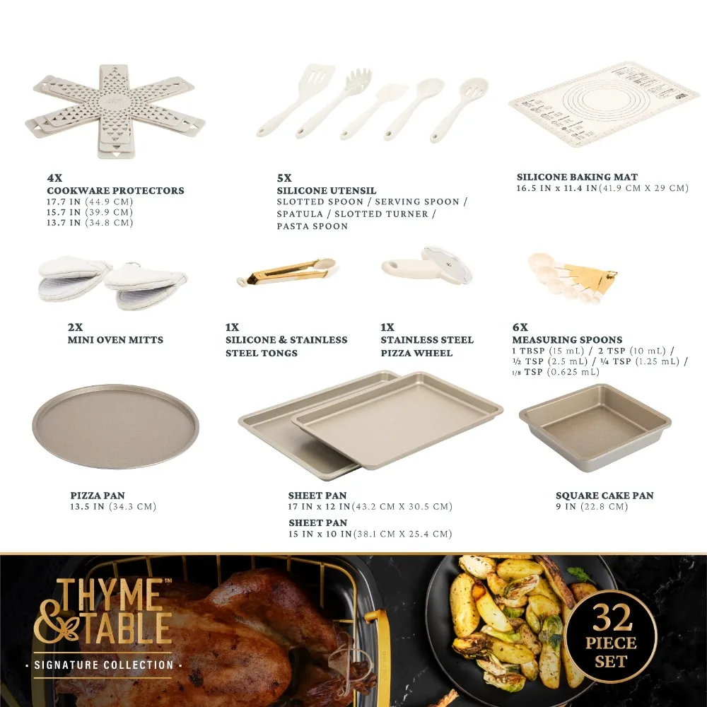 UNBOX WITH ME!! THYME & TABLE 32 PIECE COOKWARE!! #unboxing