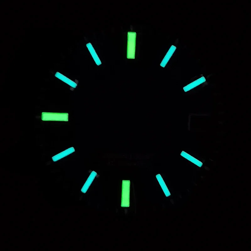 Natural Black Meteorite Dial Modified Universal SKX007 Mod