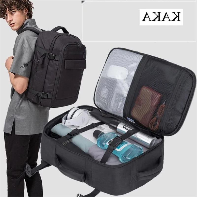 

KUZAI Waterproof Oxford Men Backpacks 15.6 inch Laptop Travel Backpack Male School bag Backpack Men Rucksack Bag for teenagers