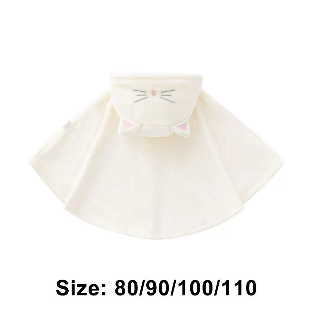 내구성 있는 따뜻한  후드 망토 플리스 73/90cm 겨울 케이프 패션  용 판초 남아 여아용