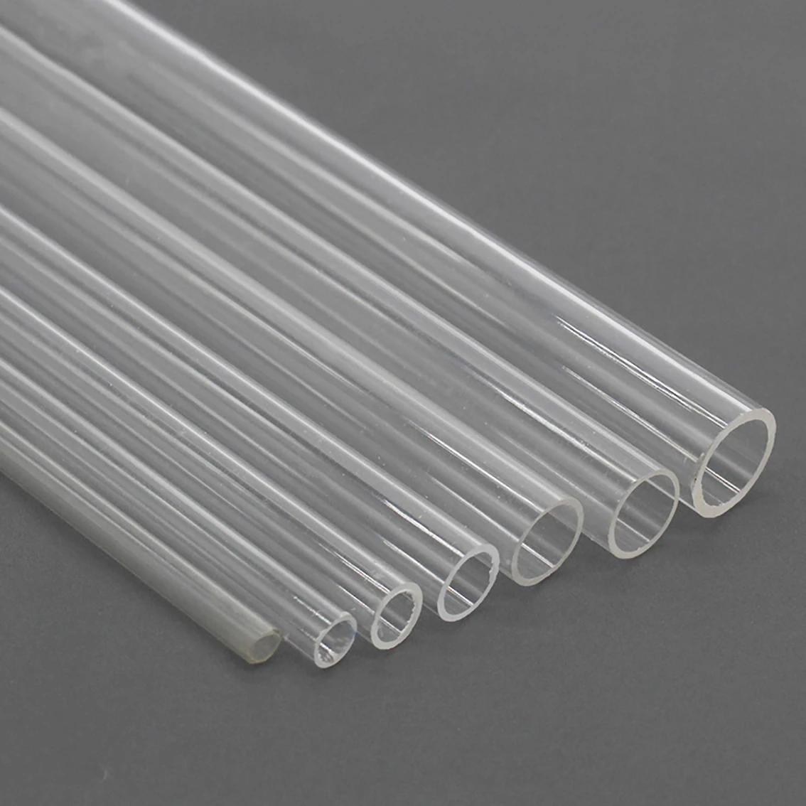 1Pcs Clear Hollow Round Tube OD 8-20mm Plastic Tube High Transparent DIY Handmade Model Accessories 250mm Length plastic tube