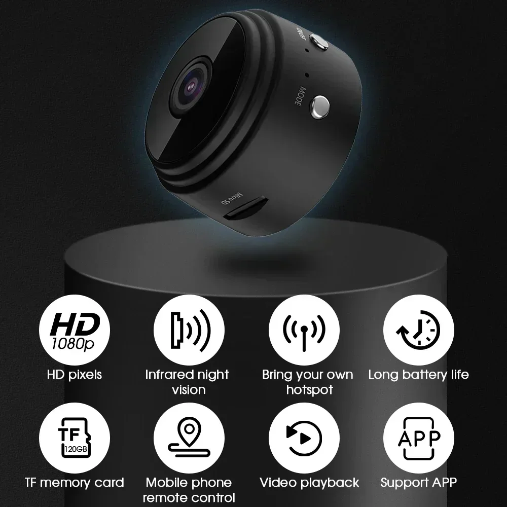 Upgraded Mini WiFi Camera FullHD 1080p Remote Wireless Voice Recorder Video Camcorder Home Security Surveillance Cameras