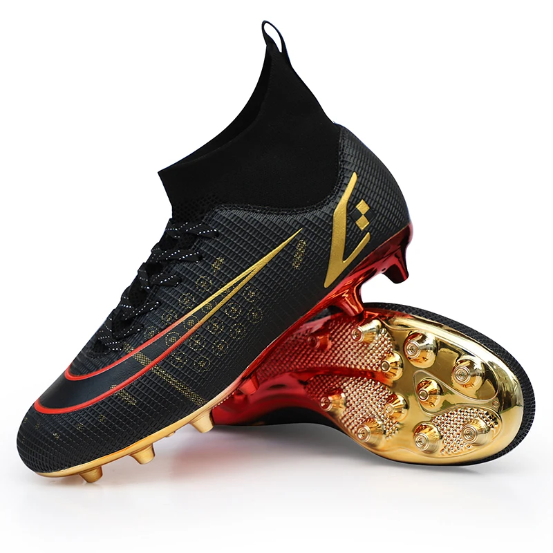 

TF/FG Long Spikes Football Boots Plated Shoe Soles High Quality Soccer Shoes Outdoor Non-Slip Soccer Cleats Youth Training Shoes