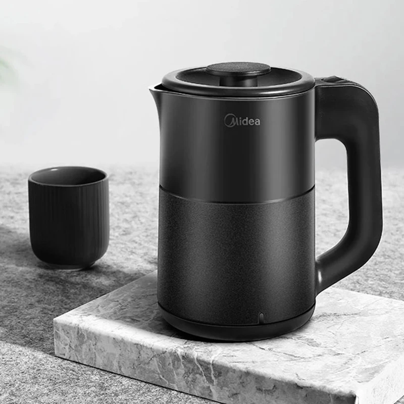 Midea Electric Kettle 600ML Stainless Steel Small Household Water Boiler  Portable Multipurpose Travel Kettle Kitchen Appliance