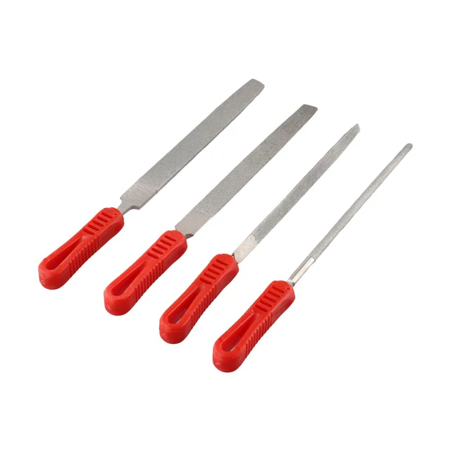 【12月スーパーSALE 15%OFF】 File Diamond 1Pc 8inch File Flat/semicircle/triangle/round スケートボード
