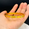 Unisex Luxury Titanium Steel Bracelet with Diamonds High-End Non-Fading Fashion Accessory for Men And Women Stylish Jewelry 2