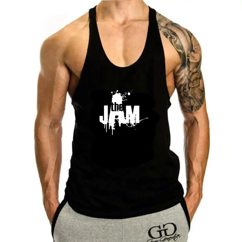 

From The Jam tank top men Men Black White sleeveless tank top men 2 Cool Casual pride tank top men men Unisex New Fashion tank