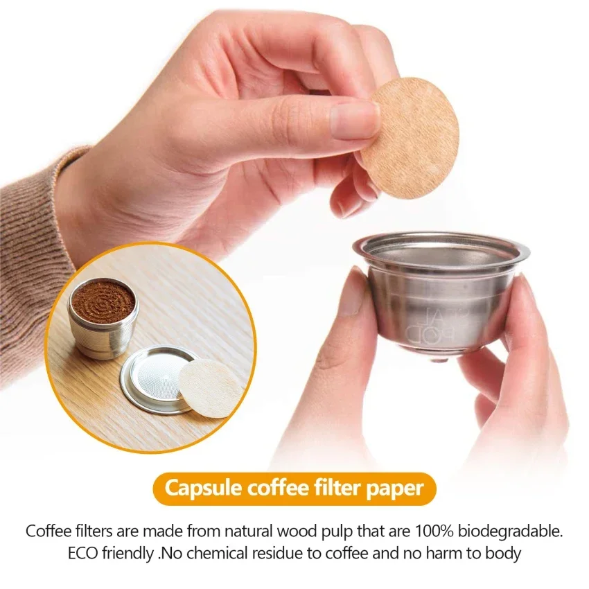 

50 шт., бумажные фильтры для кофе