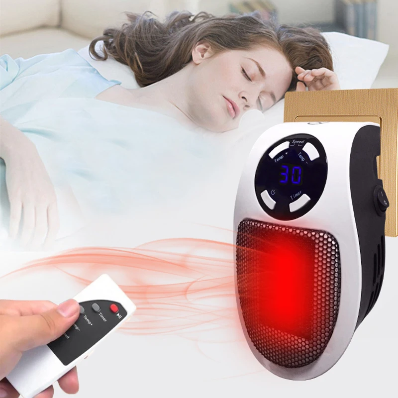 MINI Electric Heater Portable Heater Plug in Wall Room Heating Stove Hand  Warmer Household Radiator Remote Warmer Machine Hot - AliExpress