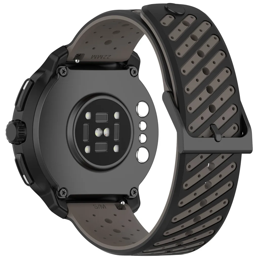Dual-Color Silicone Ocean Strap, 22mm