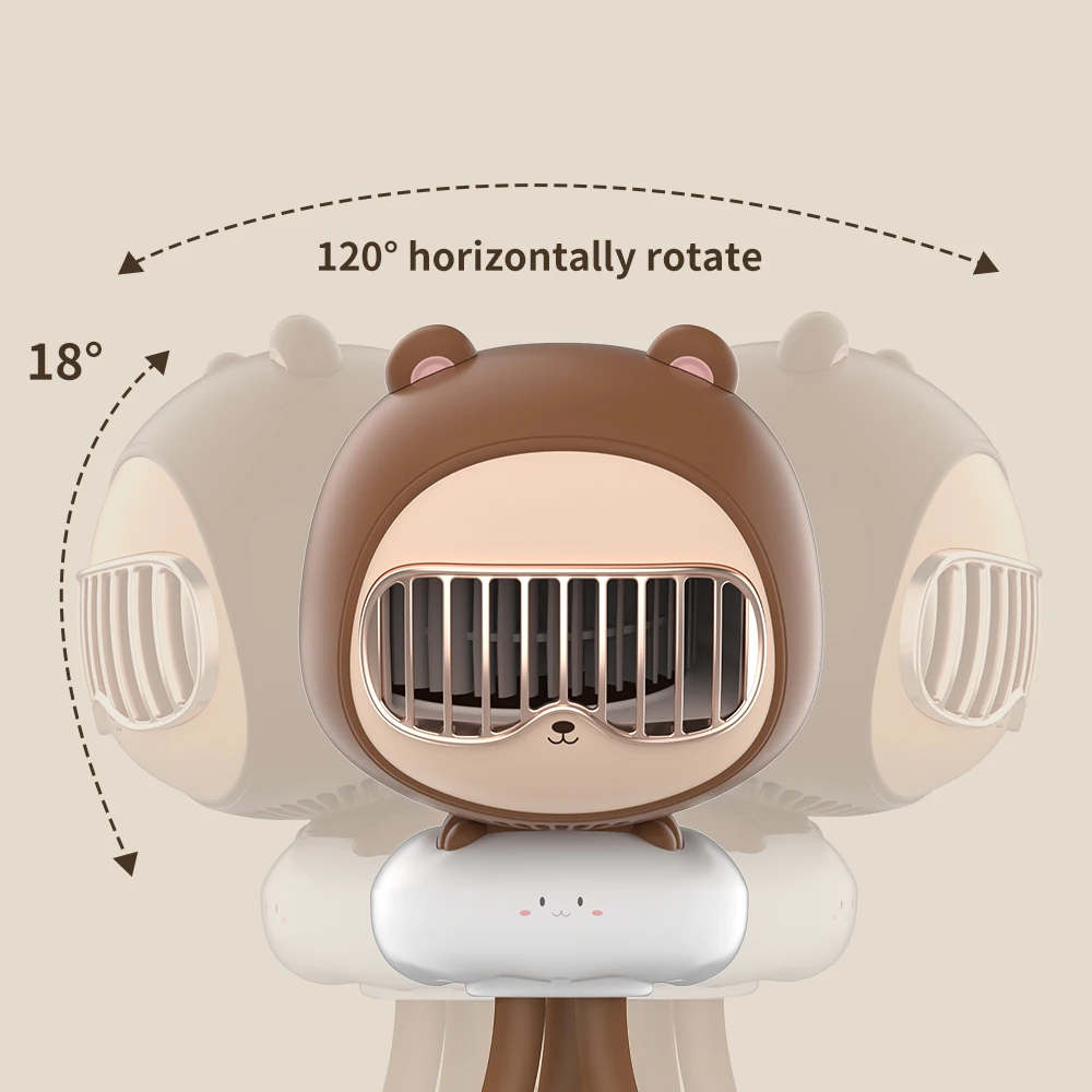 Portable Stroller Fan Hand USB Electric Fan Powered Small Folding Rechargeable Fans Mini Ventilator Silent Table Outdoor Cooler