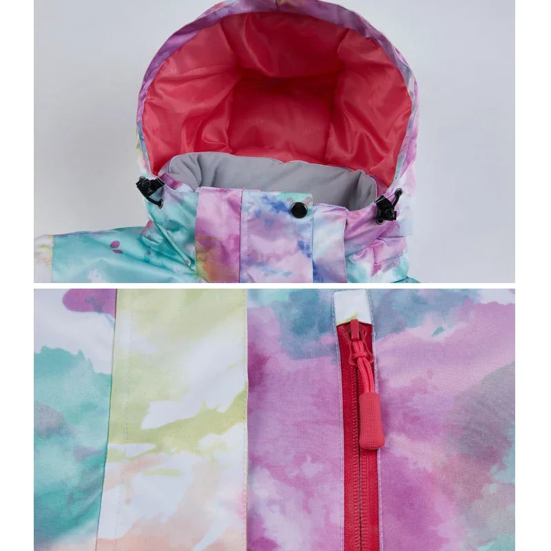 Sport Waterproof Women Snow Coats Snowboard Warm Hooded Woman Ski Jackets Winter Female Outerwear Windproof Mountain Tracksuit