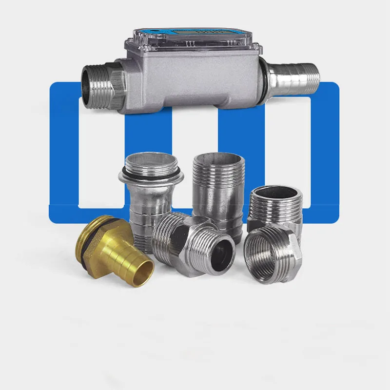 Electronic Digital Turbine Liquid Flow Meter PCB Electronic Flow Indicator for Gasoline Kerosene Methanol Water Sensor welding gas flowmeter