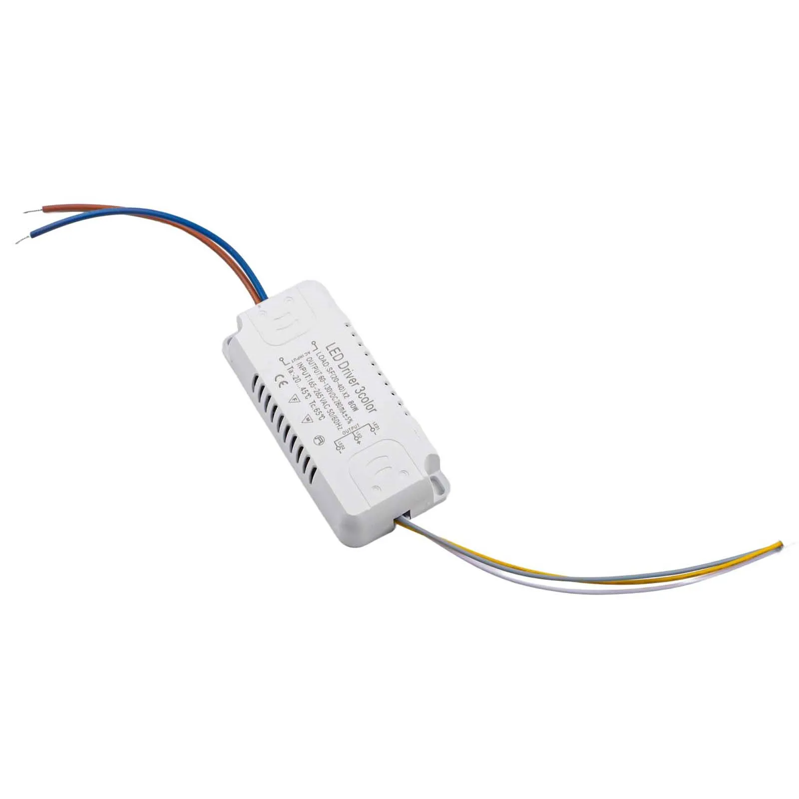 LED-Treiber, 3-Farben-Adapter, 8–24 W, 20–40 W, 30–50 W, 40–60 W, 50–70 W, für LED-Beleuchtung, nicht isolierender Transformator-Treiber-Ersatz – Detail 24