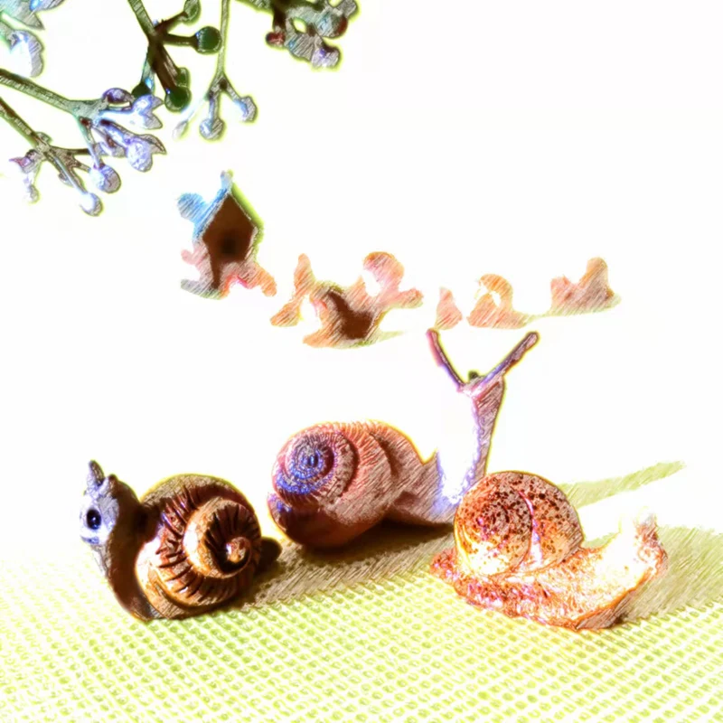 Dollhouse Miniature or Fairy Garden Ceramic Coiled Snake 