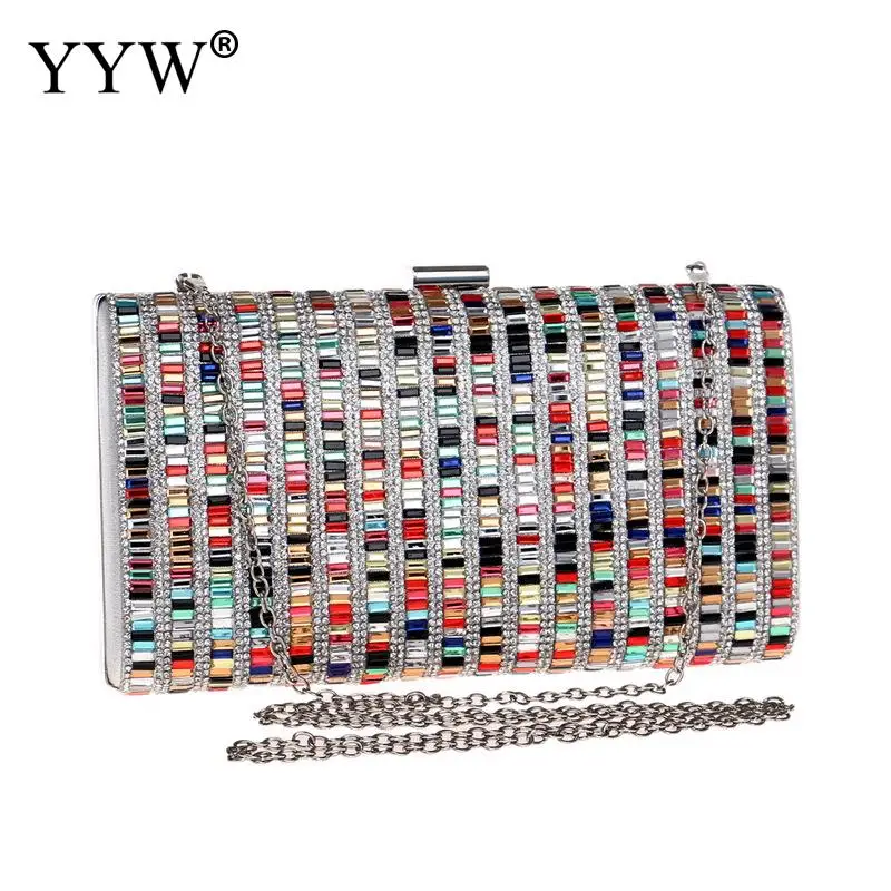 Exquisite Diamond Clutch Purse And Handbag With Rhinestone Women's Party Evening Bag Luxury Wedding Clutch Female Shoulder Bag