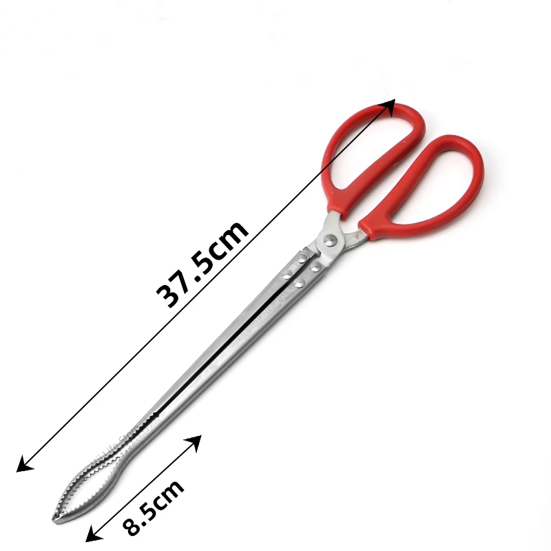 Ceramic Work Safety Pliers – Curved Long-Handled Kiln Tool