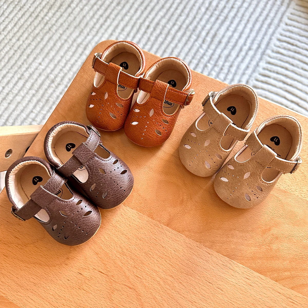 Baby Girls Shoes Multicolour Princess Toddlers Shoes Soft Soled Non-Slip Crib Shoes First Walkers 0-18M 2