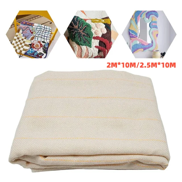 Primary Tufting Cloth With Marked Lines Backing Rug Tufting Guns Large Size  Needlework Fabric Using Rug Width Loop Pile Cut Loop - AliExpress