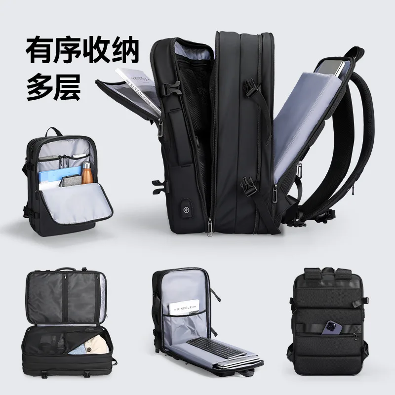 Mark Ryden Laptop Bag Large Capacity Expansion Backpack Men's Business Travel Backpack