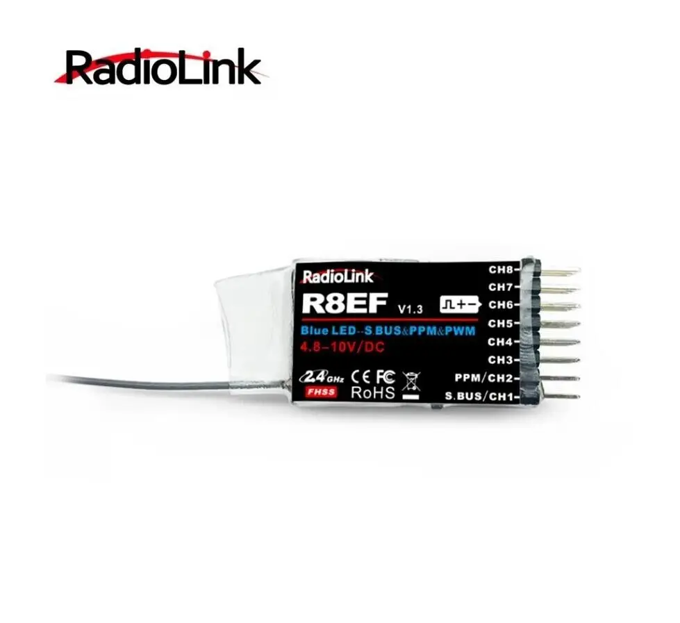 

Радиоприемник R8EF 2,4 ГГц 8CH S-Bus/PPM/PWM сигнал для передатчика T8FB T8S
