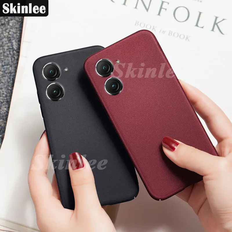 Zenfone 9(128GBモデル)/純正ケース付き Skinleeソフトメイトケース