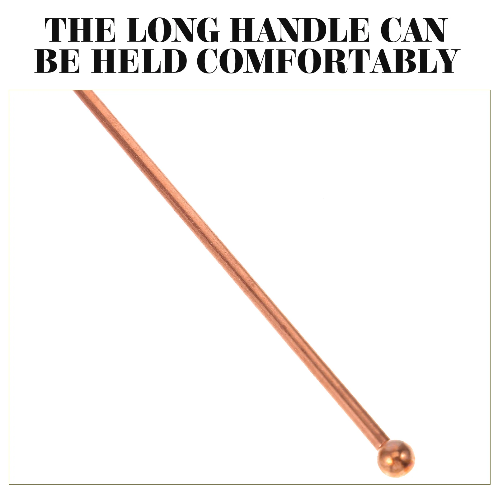 2 Pcs Copper Cave Stick Dowsing Tools Divining Measuring Rods Spinning Round Dousing