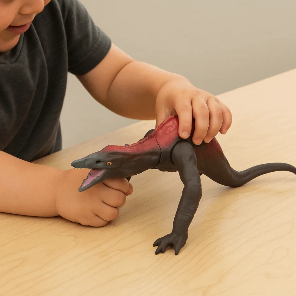 Vinyl Skullcrawler Movable Action Figure Handmad Statue Realistic Goanna Model Toy Crafts Funny Doll Lizard Miniatures Figurine