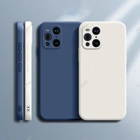 Soft Phone Case for OPPO FindX3 Find X3 Pro X3Pro 5G PEDM00 Contracted Pure Color Liquid Silicone Shockproof Original Back Cover 1