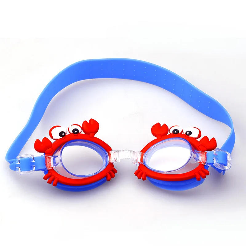 Cute Waterproof anti-fog children's Swimming Goggles Learn To Swim Glasses Baby Cartoon Mirror With Adjustable Kids Swimming