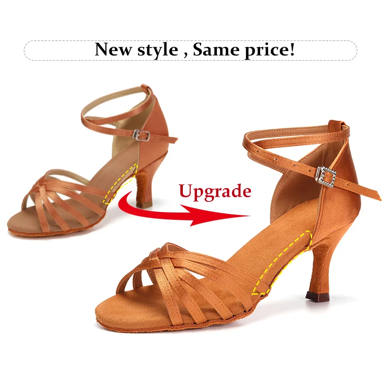 Women Professional Dancing Shoes Ballroom Dance Shoes Ladies Latin Dance Heeled 5CM/7CM dance shoes