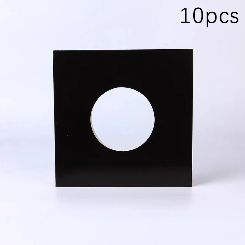10 adet Vinil Kayıt Kollu LP Kayıt Kapağı Açılıp Kapanabilir Dış Kollu Kompozit Kraft Kağıt Torba Vinil Kayıt Saklama Torbaları