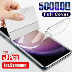 5-Pack Hydrogel Full Cover Screen Protectors for Hydrogel Film (Samsung A35)