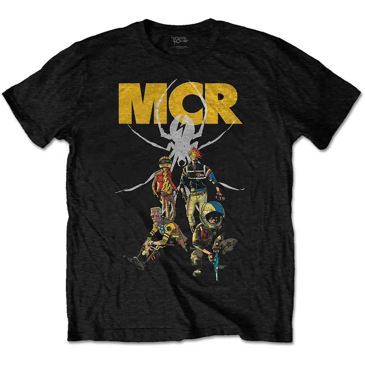 T-Shirt Da Uomo Ufficiale My Chemical Romance Bradley Way Spider
