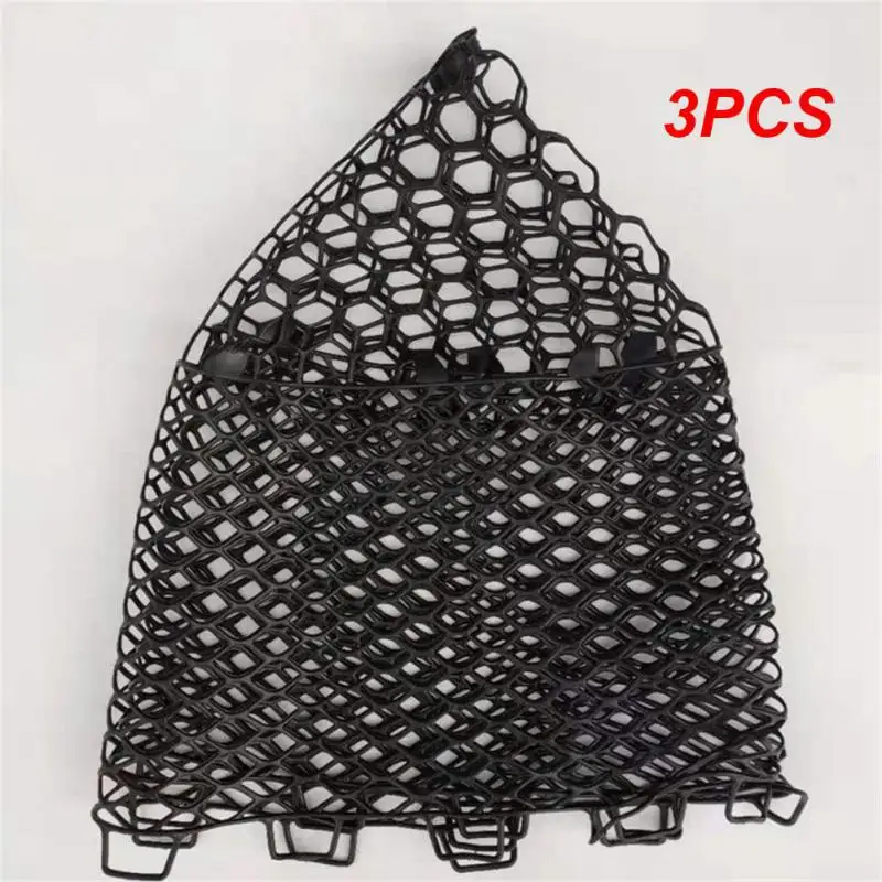 

3PCS Rubber Dip Net Head Depth 32/40/55cm Hand Net Fishing Nets Mesh Fish Catch Network Trap Replacement Fishing Accessories