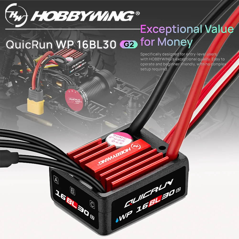 30A 2-3S Brushless Speed Controller ESC For 1/16 RC Car dc motor speed controller motor speed controller electric motor speed controller