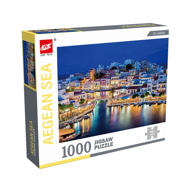 JIGSAW Puzzle Adulte Crète Grèce 1000 pièces 50 x 70 cm