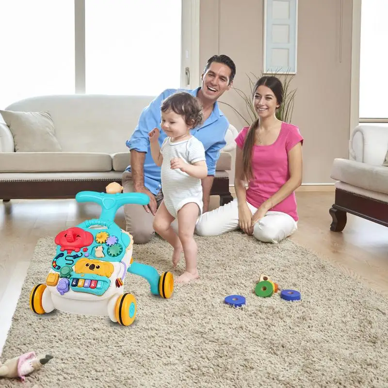 Baby Learning Walkers Sit-to-Stand Learning Walker Baby Push Learning Walker For Kids Learning Toys For Baby Boys And Girls
