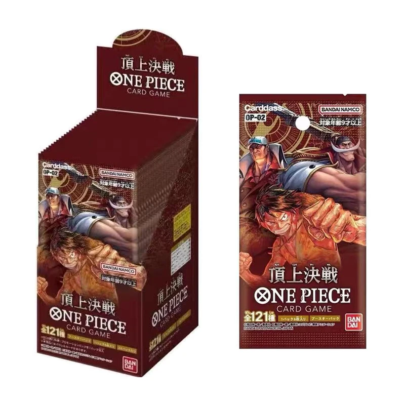 

Out Of Print One Piecees Cards Booster Box Collections TCG Luffy Japanese Anime Zoro Nami Chopper Bounty Games Table Toys
