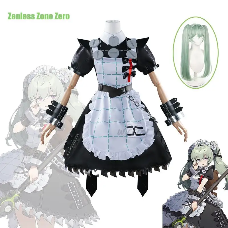 

Game Zenless Zone Zero Corin Wickes Maid Dress Cosplay Costume Wig New Game Anime Cosplay Event Party Women Cute Uniforms