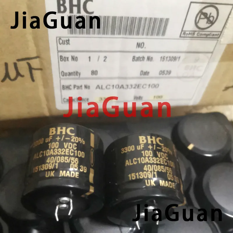 

2 шт. Новый RIFA BHC 3300 мкФ/100V 40x35MM ALC10A 100V3300UF фильтр усилителя электролитический конденсатор 3300 мкФ 100V UK